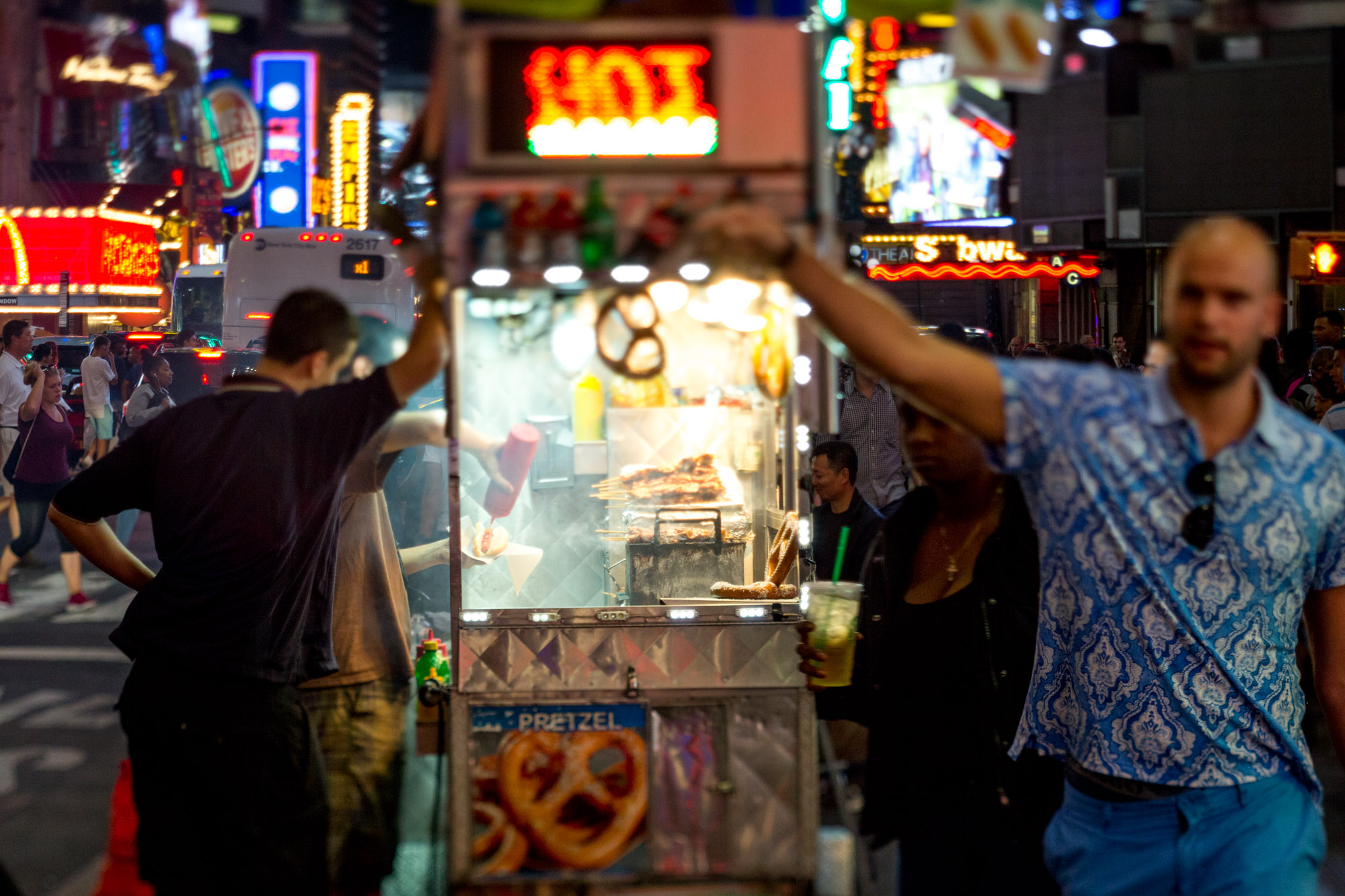 Street food in New York city